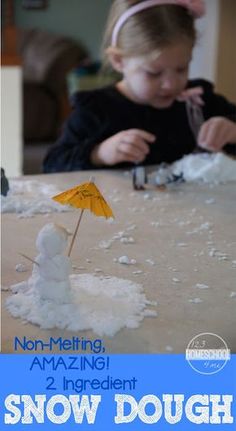 Antarctica Activities, Snow Dough, Indoor Snow, Kids Play Dough, 123 Homeschool 4 Me, Snow Activities, Preschool Winter, Winter Kindergarten