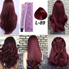 Tinte de pelo rojo violeta Cherry Color Hair, Cherry Coke Hair Color, Red Wine Hair Color, Red Cherry Hair, Cherry Wine Hair Color Burgundy, Cherry Coke Hair, Pelo Color Borgoña, Red Velvet Hair, Pelo Color Vino