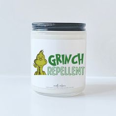 null Grinch Gifts, Coworker Holiday Gifts, Funny Grinch, Match Jar, Clean Candle, Clean Fragrance, Cork Lid, Candle Sizes, The Night Before Christmas