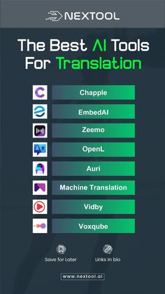 Revolutionize language translation with Nextool, your ultimate AI Assistant! 🌐✨ Explore the best AI tools for translation on our all-in-one platform. 🤖💬 Seamlessly bridge language gaps, enhance communication, and unlock global opportunities. 🚀 Elevate your translation game with Nextool - start using the future of language services now! 💡 #Nextool #AITranslation #LanguageServices #GlobalCommunication #AIAssistant #TranslateSmart Learning Web, English Language Learning, English Language, The Future, All In One, Communication, Software, Photoshop