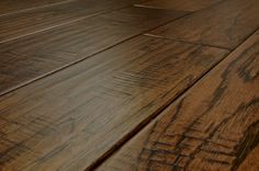 a close up view of a wooden floor