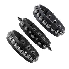 Spike Bracelet, Metal Spikes, Punk Accessories, Leather Bracelets, Leather Cuffs Bracelet, Metal Accessories, Leather Cuffs, Accessories Unique, Gothic Fashion