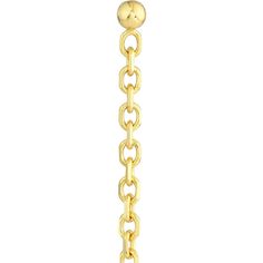 Savor the essence of true artisanship with the exquisite allure of our 50/50 Cable Chain Front-to-Back Earrings, a true masterpiece crafted for the connoisseur of fine jewelry. These earrings exist in that delightful space between a hoop and a huggie, offering a unique and fashionable twist to your earring collection. Crafted in 14K yellow gold, these earrings redefine elegance and style.Experience the allure of their delicate design, featuring a 50/50 cable chain that gracefully drapes from you Recycled Yellow Gold Dangle Jewelry, Anniversary Yellow Gold Linear Earrings, Luxury 14k Gold Round Linear Earrings, Formal Yellow Gold Plated Linear Earrings, Tarnish Resistant Yellow Gold Linear Earrings For Gift, Gold Linear Earrings For Anniversary, Gold Timeless Linear Earrings For Anniversary, Timeless Gold Linear Earrings For Anniversary, Elegant Recycled Gold Dangle Jewelry