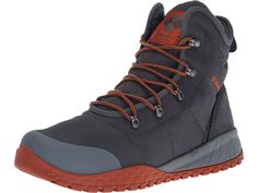 Columbia Fairbanks Omni-Heat Men's Shoes Graphite/Dark Adobe Street Style Boots, Everyday Boots, High Top Boots, Snow Boot, Metal Lace, Ankle Support, Comfortable Boots, Red Jasper, Hiking Shoes