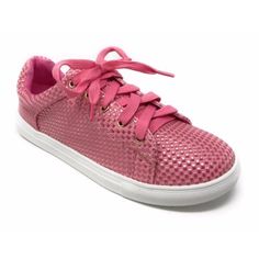 A pair of Forever Young women's sneakers with textured Material and Lace up Front , offers a combination of comfort and style. The rubber sole adds stability. This trendy sleek and chic look wears well anytime through out the day or a night out in the town. An elegant pair of?Forever Young Sneakers add flair to your everyday wardrobe . Size: Regular. Color: Pink. Gender: female. Age Group: adult. Synthetic Lace-up Sneakers With Textured Upper, Spring Textured Low-top Sneakers, Trendy High-top Sneakers With Textured Upper, Trendy Low-top Sneakers With Textured Upper, Spring Sneakers With Textured Upper And Lace-up, Comfortable Lace-up Sneakers With Textured Upper, Casual Lace-up Platform Sneakers With Textured Upper, Textured Lace-up Sneakers For Sports, Textured Upper Lace-up Sneakers For Sports