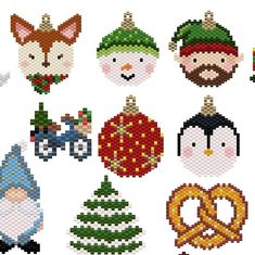 Pixel Art Pattern, Seasonal Crafts, Beaded Jewelry Patterns, Bracelets Handmade Beaded, Pony Beads