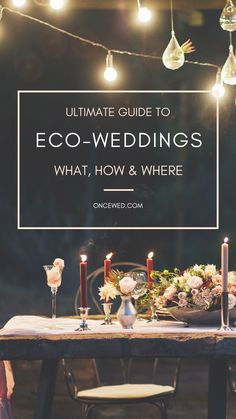 the ultimate guide to eco - wedding's what, how and where