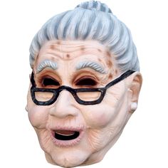 Gramdma Latex Adult MaskThis realistic old lady mask will get you plenty of help when you ft.re crossing the street. Includes: Full latex Mask  Avaliable Size: One Size Fits Most Adults.

Special Shipping Information: This item ships separately from other items in your order. This item cannot ship to a P.O. Box. This item may be subject to additional processing days.

ITEM IS NOT ELIGIBLE FOR EXPEDITED SHIPPING Latex Mask Walmart, Grandma Costume, Scarecrow Mask, Barney Fife, Crossing The Street, Halloween Express, Old Lady, Costume Contest, Costume Mask