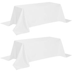 PRICES MAY VARY. SUPERIOR MATERIAL: Made of 100% polyester, which is easier to clean and durable than most cotton, providing more convenience for your using and cleaning. PERFECT SIZE: 90x156 inch, Perfect for standard 8ft. table, DROPS TILL THE FLOOR. INGENIOUS DESIGN: Hemmed edges and seamless construction for an elegant look. FUNCTIONAL AND PRACTICAL: Standard size with classic colors, perfect for picnic, barbecue, party, wedding banquet, baby shower, everyday and more. Perhaps your table is Rectangle Tables, Table Clothes, Stained Table, White Tablecloth, White Table Cloth, Tablecloth Fabric, Rectangle Table, Elegant Dining, Linen Textile