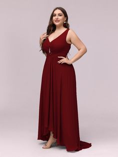 Curvy Dress Party, Firefighter Tattoos, Mother Movie, Mother Photography, Plus Size Rhinestone, High Low Party Dresses, High Low Evening Dresses, High Low Cocktail Dress, Dance All Night