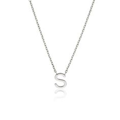 Our beautiful solid white gold miniature initial letter necklace is the perfect personalised piece of jewellery for any lady. Made of solid 9ct white gold, this letter necklace features an extender so it can be worn at either 16inch (41cm) or 18inch (46cm), perfect for layering with another initial necklace or other jewellery. Choose from any letter in the alphabet. Also available in solid 9ct yellow gold. To keep your jewellery shining bright, we recommend giving it a little care over time. By using a soft, lint-free jewellery cloth, you can remove blemishes that result from body oils, perfumes and lotions, whilst protecting the finish on your beautiful Lily & Roo jewellery from future damage.  TOP TIPS Avoid the five S's - Sleep, Shower, Swim, Sprays (perfumes) & Sweat (exercise).  Alway Initial Letter Necklace, J Necklace, Dainty Initial Necklace, Custom Initial Necklace, Best Friend Necklaces, August Birthstone Jewelry, July Birthstone Jewelry, Body Oils, Forever Jewelry