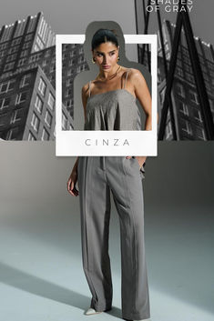 🌫️ O cinza é o novo preto! Sofisticado, versátil e sempre na moda, ele se destaca como a cor essencial para looks elegantes e modernos. Adote essa tendência e arrase! 🖤 Editorial Ecommerce, Luxury Fashion Social Media Design, Wide Leg Jeans E Cropped Preto, Minimal Fashion Website Design, Instagram Design Creative, Cropped Tricot Modal, Creative Jewelry Photography, Running Shorts Men, Illustration Art Design