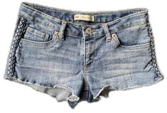 Y2k Medium Wash Denim Shorts, Y2k Mid-rise Medium Wash Jean Shorts, Cheap Mid-rise Y2k Jean Shorts, Y2k Denim Blue Shorts With Pockets, Party Grunge, 2000s Denim, Grunge 2000s, Y2k Denim Jean Shorts With Built-in Shorts, Y2k Denim