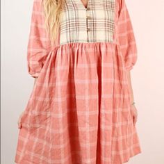 Super Cute Boutique Baby Doll Dress . Never Worn Cute Pink Mini Dress For Fall, Cute Knee-length Dresses For Fall, Cute Knee-length Fall Dresses, Cute Daywear Dresses For Fall, Cute Dresses For Daywear In Fall, Cute Mini Dress For Fall, Pink Daywear Dress For Fall, Pink Fall Daywear Dress, Cute Fall Mini Dress