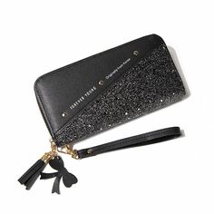 2020 Fashion Sequined Patchwork Glitter Wallet For Women Long Pu Leather Wallet Coin Purse Female Wallets Girls Gifts Wholeale Trendy Evening Wallets With Card Slots, Trendy Black Wallets For Party, Black Evening Coin Purse With Zipper Closure, Rectangular Wallets With Zipper Closure For Party, Party Wallets With Zipper Closure, Rectangular Party Wallets With Zipper Closure, Elegant Party Wallets With Card Slots, Diamond Patch, Simplicity Fashion