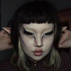 Clown Punk, Alien Makeup, Funky Makeup, Alt Makeup, Graphic Makeup, Swag Makeup, Smink Inspiration