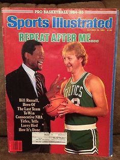 the cover of sports illustrated magazine with an image of two basketball players talking to each other