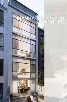 the manhattan avenue townhouse is designed to look like it could be built in an urban setting