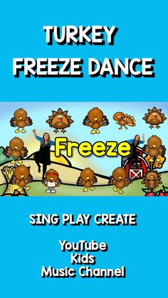 Gobble, gobble! It’s a Turkey Freeze Dance brain break and movement activity with mini music lessons and coloring pages to practice Music Dynamics. Students will have so much fun moving to 16 different actions with the turkeys! Coloring sheets of each action give students an opportunity to write the action words. Activities include mini lesson on Loud/Soft, High/Low, Fast/Slow and worksheets for students to learn about music dynamics. Action Words Activities, Music Dynamics, Words Activities, Freeze Dance, Action Songs