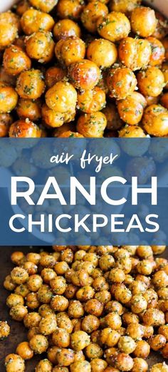 ranch chickpeas are the perfect side dish for any meal