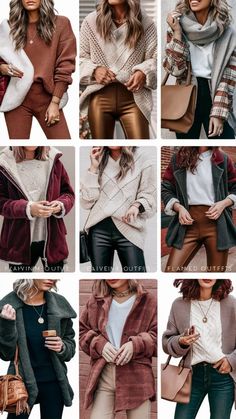 Get ready to snuggle up in the most stylish cozy fall outfits! Whether you’re spending the day indoors or enjoying a crisp autumn walk, these outfits combine warmth and fashion effortlessly. Think chunky knit sweaters, soft scarves, and comfortable boots that make you look and feel amazing. Perfect for layering and creating that ultimate cozy vibe. 🍂✨ #FallFashion #CozyAndCute #WarmLayers Cute Trendy Outfits, Sweaters Soft, Sweater Outfit Ideas, Chunky Knit Sweaters, Fashion Trends Fall, Autumn Walk, Winter Sweater Outfits, Cold Weather Outfit, Cozy Fall Outfits