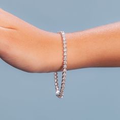 Introducing our Diamond Tennis Bracelet which features 3.00 carats of sparkling round diamonds in a 3.60mm buttercup setting, set in 14K gold. The buttercup setting is a type of prong setting that features six prongs that curve around the diamond, giving it a unique and elegant look. This diamond tennis bracelet is a beautiful and timeless piece of jewelry that can be worn for any occasion. This bracelet is perfect for those who love a bit of sparkle and want to add a touch of luxury to their je Diamond Tennis Necklace, Diamond Tennis Bracelet, Tennis Necklace, Rose Gold Bracelet, Yellow Gold Bracelet, Tennis Bracelet Diamond, Travel Jewelry, Gold Set, Selling Jewelry