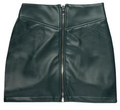 DEEP EMERALD VEGAN LEATHER MINI SKIRT Delikate Rayne Leather Mini Skirt, Vegan Fashion, Silver Zipper, Cute Fall Outfits, Going Out Outfits, Leather Shorts, Leather Mini Skirts, Fall Winter Outfits, Leather Mini