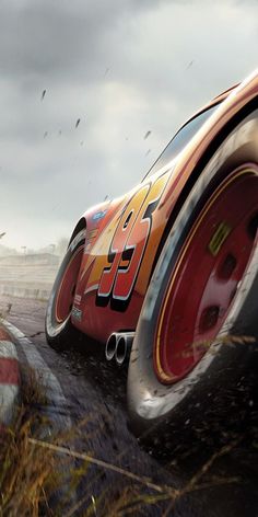 the cars are racing in this video game