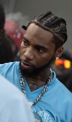 Big Sean Cornrows, Wavy Cornrows, Black Men Cornrows Hairstyles, Men’s Cornrow Styles, Guy Braids, Small Cornrows, Black Boy Hairstyles