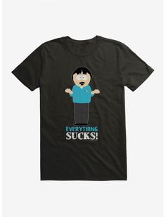 Goth Male, Randy Marsh, Everything Sucks, Silly Clothes, South Park Funny, Plus Size Swim, Sweaters And Jeans, Graphic Tee Shirts, Mens Graphic Tee