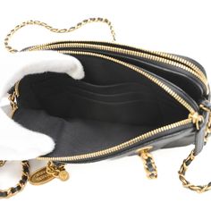 General: Brand: Chanel Design: Type: Handbag, Pochette, Shoulder bag Material: Caviar leather Color: Black Hardware Color: Matte gold Gender: Women Size: Size (HxWxD): 9.5cm x 18cm x 4cm / 3.74'' x 7.08'' x 1.57'' Included Items: Accessories: Box, Dust bag Accessories Notice: Before purchasing, please refer to the images of the accessories included with the item. Condition: Condition: Opened (never used) Ranking: Rank NS Never used / display item Seller Ranking: Rank N Overall Scratches: Insigni Phone Case Chain, Chanel Design, Chain Wallet, Accessories Box, Wallet Chain, Black Hardware, Burberry Bag, Matte Gold, Chanel Bag