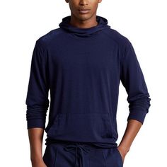 New With Tag Rlx Ralph Lauren Rlx Classic Fit Performance Hoodie Color: Navy Attached Hood Long Sleeves With Banded Cuffs, Banded Hem Kangaroo Pocket Reflective "Rlx Ralph Lauren" Printed At The Right Shoulder Imported Material & Care 76% Recycled Polyester/19% Lyocell/5% Elastane Machine Wash Fits True To Size, Order Your Normal Size Designed For A Classic Fit Size Medium Has A 27.75" Body Length (Front And Back), An 18.5" Shoulder, A 43" Chest, And A 34.5" Sleeve Length Sleeve Length Is Taken Navy Hooded Top For Fall, Casual Sports Hoodie With Funnel Neck, Navy Hoodie For Fall, Casual Funnel Neck Sports Top, Casual Navy Hoodie For Loungewear, Navy Long Sleeve Top For Athleisure, Sporty Navy Hoodie Top, Navy Sports Hoodie Top, Sporty Navy Hooded Top