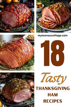 🍖🍂 Discover 18 Mouthwatering Thanksgiving Ham Recipes! 🍂🍖  Elevate your Thanksgiving feast with these delicious ham recipes that will leave everyone asking for seconds! From classic glazed ham to unique flavor twists, there's something for every palate. Perfect for your holiday table!  ✨ #ThanksgivingRecipes #HamLovers #HolidayCooking #Yummy #FestiveFeast #DeliciousHam #ThanksgivingDinner #FoodInspiration #HolidayEats #MouthwateringMeals #ThanksgivingHamRecipes ✨ Thanksgiving Ham Menu Ideas, Thanks Giving Ham Recipe, Store Bought Ham Recipe, Thanksgiving Bone In Ham Recipes, Best Ham For Thanksgiving, Ham Recipes For Thanksgiving, Crockpot Thanksgiving Ham, Ham For Thanksgiving Recipe, Thanksgiving Ham Recipes Ovens