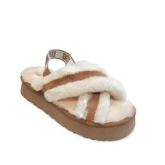 UGG Womens Sz 12 Disco Cross Slide Sheepskin Platform Slippers Chestnut 1121550   UGG Women's Sz 12 Disco Cross Slide Sheepskin Platform Slippers Chestnut 1121550    (1) Pair of Slippers UGG Model: Disco Cross Slide 1121550 10mm Sheepskin Upper, Lining and Insole Suede Overlays UGG Graphic Molded EVA Outsole Slip-On Styling With Elastic Strap Featuring UGG Graphic Woven Label With UGG Logo On Footbed 1.75" Platform Height Color: Chestnut Size: 12 New With Damaged Box (May Have Shelf Wear) *****(Please see photos). ***** Item in the photos are of the actual item.  100% GENUINE – USA SELLER   Check out MY FEEDBACK! – FAST PROFESSIONAL SHIPPING!                   Comes from a smoke free home. Please read the entire description before placing a bid. Thanks.      Feedback We appreciate greatly Ugg Disco Cross Slide, Ugg Disco Slide, Ugg Platform Slippers, Slippers Ugg, Slippers Womens, Platform Slippers, Woven Label, Woven Labels, Ugg Australia