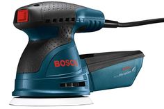 the bosch orbital sander is on display