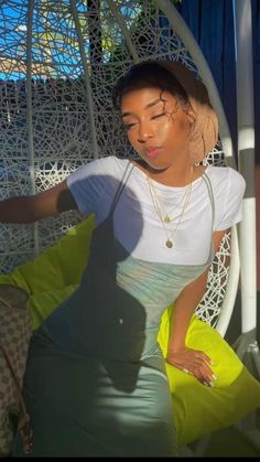 (kyla) + Core + Aesthetic, Headwrap And Dress Outfit, Earthy Black Woman Clothes, Mu Mu Dress, Suburban Black Woman, School Boho Outfits, Earthy Boho Outfits Black Women School, Earthy Ethereal Outfits, Summer Brunch Outfit Black Women Casual