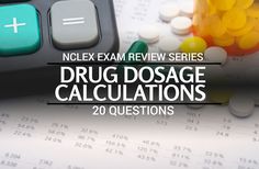 Free NCLEX practice questions all about drug dosage calculations and conversions. This quiz contains 20 NCLEX questions about dosage calculation. Nurse Things, Student Tips, Nursing Mnemonics, Nursing Care Plan