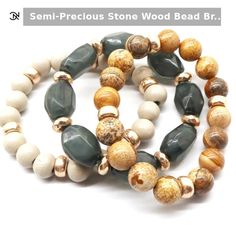 👜✨ Don't Miss Out! 🎉👜 🔥 Semi-Precious Stone Wood Bead Bracelet Set 🔥⎆ https://nicholecollection.com/products/semi-precious-stone-wood-bead-bracelet-set ⎆ Only $15.50 right now ⎆ ►  Free shipping and an Extra 10% off on all orders $59.99 or more. While supplies last! 🔥⎆ https://nicholecollection.com/products/semi-precious-stone-wood-bead-bracelet-set ⎆ Embrace Natural Beauty, Wood Bead Bracelet, Bohemian Aesthetic, Free Spirit Style, Semi Precious Stone, Earthy Tones, Accessories Unique, Bead Bracelet, Wood Beads