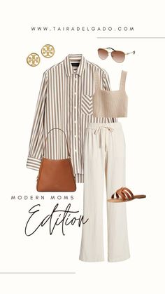 Mode Ab 50, Summer Outfits For Moms, Wardrobe Outfits, Looks Street Style, Casual Chic Outfit, Casual Work Outfits, Mode Inspo, 가을 패션