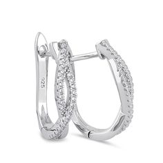 Height: 19.3mm

Width: 4.0mm

Thickness: 1.5mm


Stone Material: Clear Cubic Zirconia

Stone Shape: Round

Total Number of CZ Stones: 50

Stone Setting: Prong


Metal: 925 Sterling Silver

Plating: Rhodium plated

Finish: High Polish Twist Hoop Earrings, Types Of Earrings, Stone Material, Stone Setting, Cz Earrings, Cz Stone, Stone Settings, Sterling Earrings, Rhodium Plated