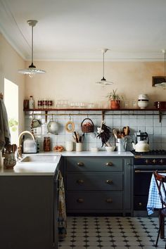 the kitchen is clean and ready for us to use