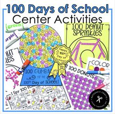 the 100th day of school center activities