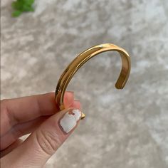 Perfect For Stretching Out Tight Hair Ties And Keeping Them From Indenting Your Wrist! Gold Tone Stylish Bracelet That Holds A Hair Tie. Brand New Never Used Hair Tie Holder Bracelet, Hair Tie Holder, Tie Holder, Stylish Bracelet, Tone Hair, Hair Tie, Womens Jewelry Bracelets, Hair Ties, Stretching