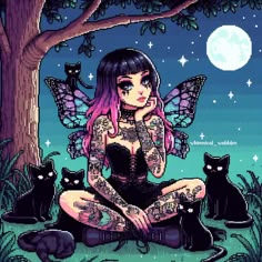 Gothic Fairy Art, Goth Witch Art, Punk Fairy, Goth Fairy, Scary Wallpaper, Gothic Fairy, Gothic Fantasy Art, Skull Wallpaper, Witch Art