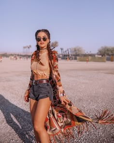 My 2018 Coachella Looks Celebrity Coachella, Vetement Hippie Chic, Cochella Outfits, Look Hippie Chic, Boho Festival Outfit, Coachella Outfits