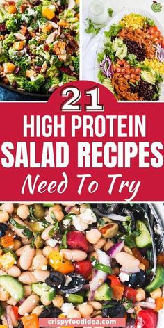 21 high protein salad recipes you need to try