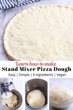 how to make stand mixer pizza dough