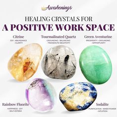 Physical Healing Crystals, Crystals For Students, Crystals For Teachers, Earth Crystals, Work Crystals, Space Crystal, Gemstones Chart, Crystal Guide, Neuer Job