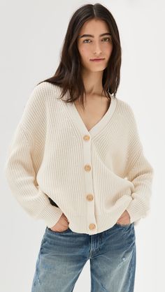 Fast Free Shipping & Free Returns on Jenni Kayne Cotton Cocoon Cardigan at Shopbop. Shop new arrivals from Jenni Kayne at Shopbop.com Everyday Cotton Cardigan With Buttons, Everyday Cotton Button Cardigan, Cotton Cardigan With Buttons For Everyday, Everyday V-neck Cotton Cardigan, Oversized Cotton Sweater With Button Closure, Cream Cotton Button-up Cardigan, Oversized V-neck Sweater For Spring Workwear, Casual Sweater With Button Closure For Daywear, Cotton Button-up Cardigan For Daywear