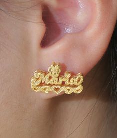 Disney Earrings - Humble Legends Disney Earrings, Stylish Earrings, Stylish Earring, Timeless Accessories, Gold Plated Earrings, Name Plate, Gold Plating, Fashion Statement, The Magic